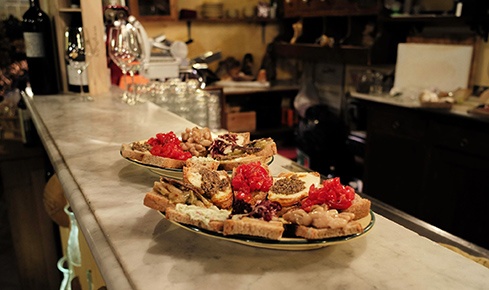 Piatti tipici toscani - Ristorante Pane e Vino Cortona